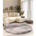 Dywan Leon 200cm Light Grey okrągły - 5