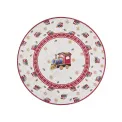 Dywan Toy's Delight 160cm Christmas Train Cream Red okrągły - 2