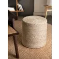 Pufa Looma 40cm Natural Ivory 100% juta - 8