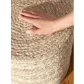 Pufa Looma 40cm Natural Ivory 100% juta - 7