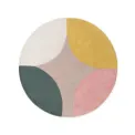 Dywan Westminster 160cm Cecil Beige Multicolor okrągły 100 proc. wełna - 1