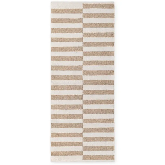 Dywan Vika 80x200cm Beige Natural White 100 proc. wełna