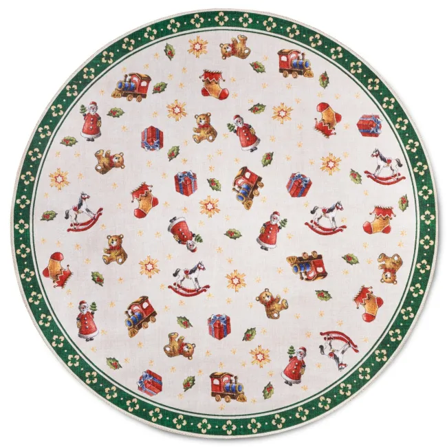 Dywan Toy's Delight Nostalgic 150cm Green okrągły