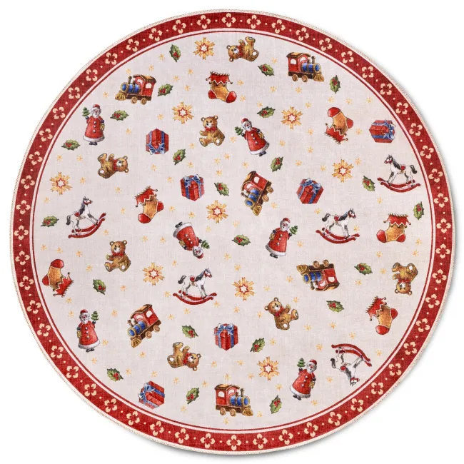 Dywan Toy's Delight Nostalgic 150cm Red okrągły