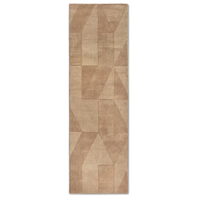 Dywan Ursule 80x250cm Beige 100% wełna