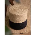 Pufa Looma 40cm Natural Gold Black 100% juta - 4