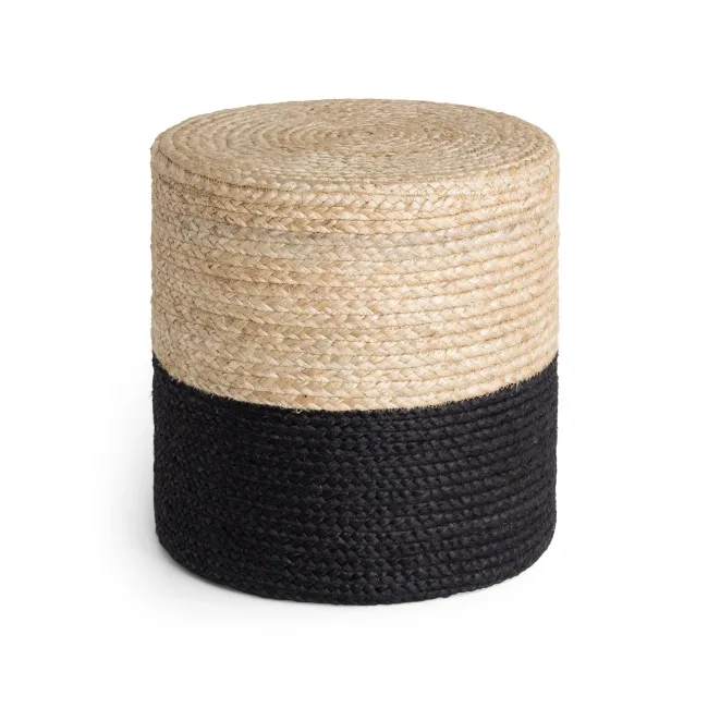 Pufa Looma 40cm Natural Gold Black 100% juta