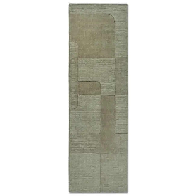 Dywan Charlotte 80x250cm Green 100% wełna