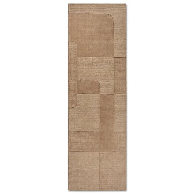 Dywan Charlotte 80x250cm Beige 100% wełna
