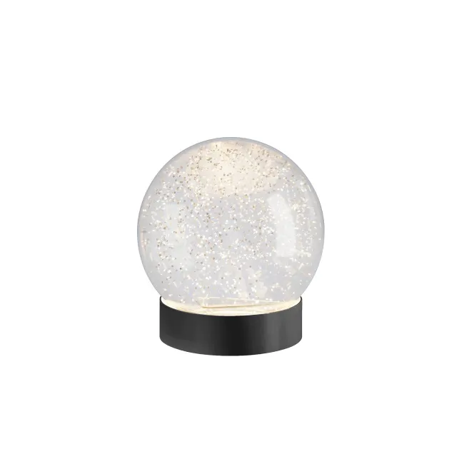 Kula śnieżna LED Glamour Black 13cm 8lm, 2300K