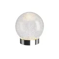 Kula śnieżna LED Glamour Silver 15cm 8lm, 2300K - 1