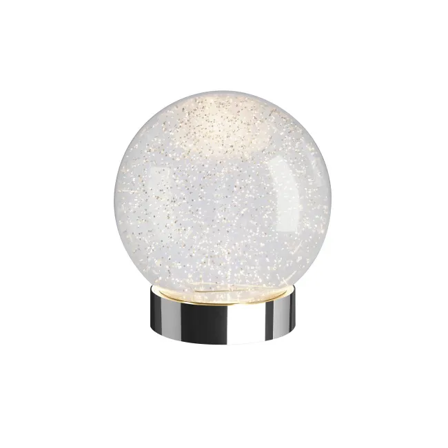 Kula śnieżna LED Glamour Silver 15cm 8lm, 2300K