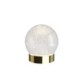 Kula śnieżna LED Glamour Gold 13cm 8lm, 2300K - 1