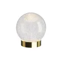 Kula śnieżna LED Glamour Gold 15cm 8lm, 2300K - 1