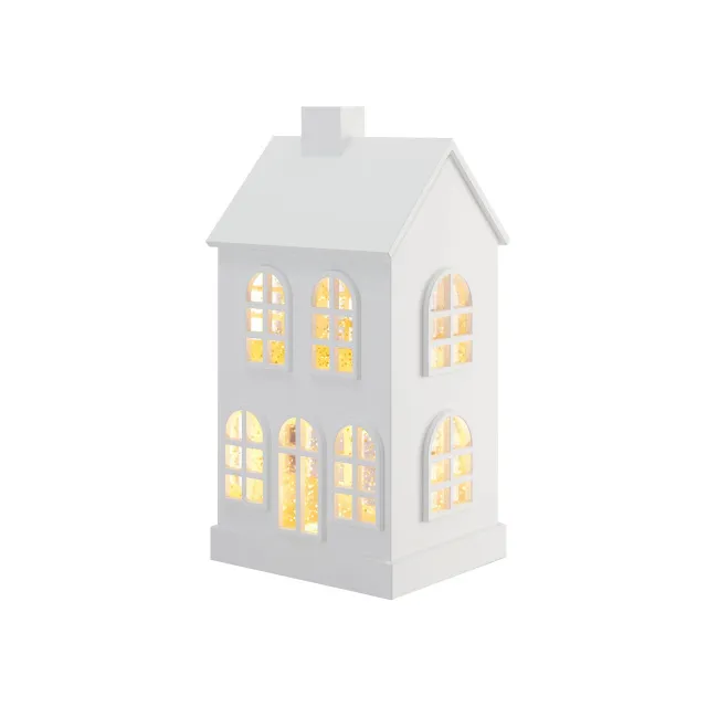 Domek LED Glamour White 23cm, 8lm, 2300K