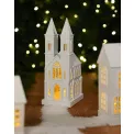 Kościół LED Glamour White 28cm, 8lm, 2300K - 2