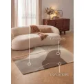 Dywan Muse 120x170cm Cream Brown 100% wełna - 10