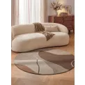 Dywan Muse 200cm Cream Brown 100% wełna okrągły - 8