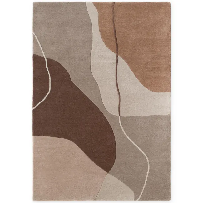 Dywan Muse 200x290cm Cream Brown 100% wełna