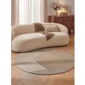 Dywan Ovia 160cm Cream Beige 100% wełna okrągły - 8