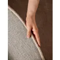 Dywan Ovia 200cm Cream Beige 100% wełna okrągły - 6