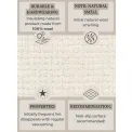 Dywan Eloise 160x230cm Cream 100% wełna - 4