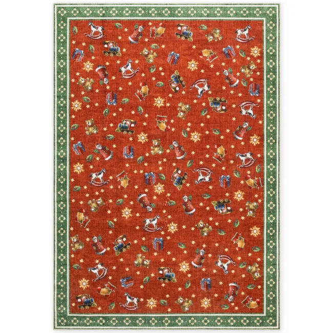 Dywan Toys Delight 160x230cm Nostalgic Noel Red Green
