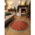 Dywan Toys Delight 200cm Nostalgic Noel Red Green okrągły - 8