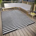 Dywan Viela 200x290cm Black White dwustronny do wnętrz i na zewnątrz - 7