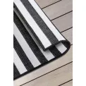 Dywan Viela 80x150cm Black White dwustronny do wnętrz i na zewnątrz - 4