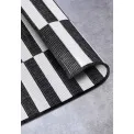 Dywan Viela 80x200cm Black White dwustronny do wnętrz i na zewnątrz - 4