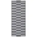 Dywan Viela 80x300cm Black White dwustronny do wnętrz i na zewnątrz - 1