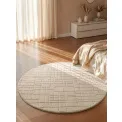 Dywan Kenso 200cm Beige 100% wełna okrągły - 8