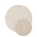 Dywan Kenso 200cm Beige 100% wełna okrągły - 11