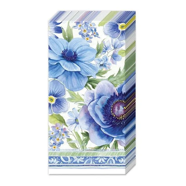Chusteczki 21x21cm Springtime Blues Light Blue 10szt.