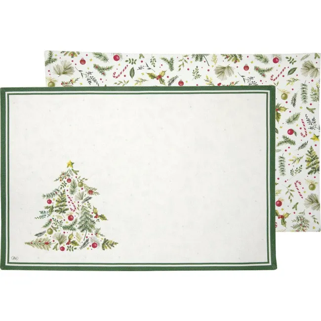 Podkładka Christmas Branches Tree 48x33cm Light Green