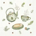 Serwetki 25x25cm All I Need for Christmas Light Green 20szt. - 1