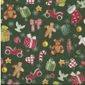 Serwetki 25x25cm Festive Christmas Toys Green 20szt. - 1
