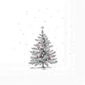 Serwetki 25x25cm Pure Christmas Tree Black 20szt. - 1