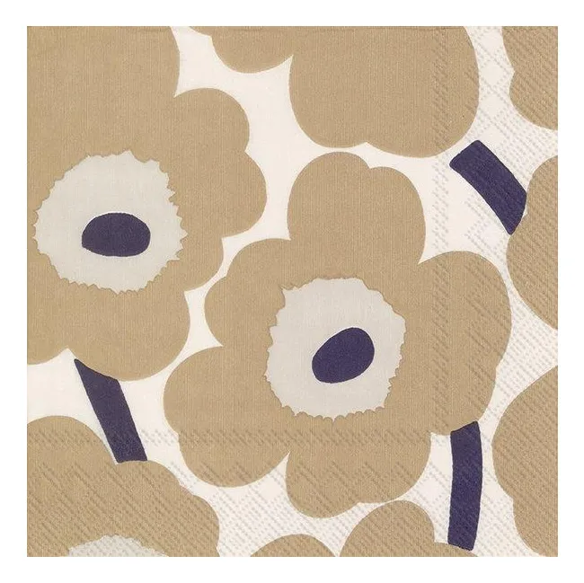 Serwetki 25x25cm Unikko Cream Linen 20szt.