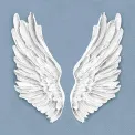 Serwetki 25x25cm Wings Blue 20szt. - 1