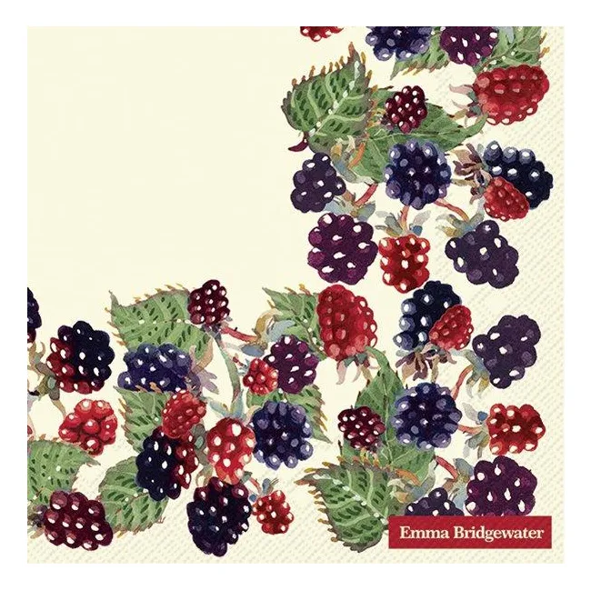 Serwetki 33x33cm Blackberries Cream 20szt.