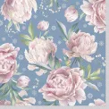 Serwetki 33x33cm Daphne Blue Silver 20szt. - 1
