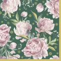 Serwetki 33x33cm Daphne Green Gold 20szt. - 1