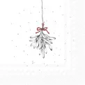 Serwetki 33x33cm Pure Mistletoe Black 20szt. - 1