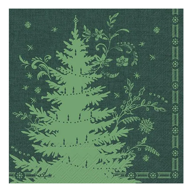 Serwetki 33x33cm Splendid Christmas Tree Green 20szt.