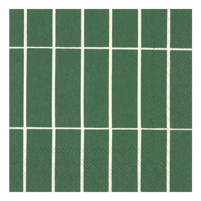 Serwetki 33x33cm Tiiliskivi Green 20szt.