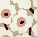 Serwetki 33x33cm Unikko Cream 20szt. - 1