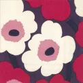 Serwetki 33x33cm Unikko Red Cream 20szt. - 1