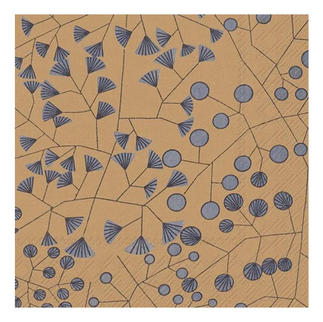 Serwetki 33x33cm Ziergras Brown 20szt.